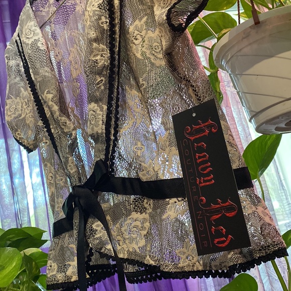 Rare Heavy Red Spring Tea Jacket. Size XL - Picture 8 of 9